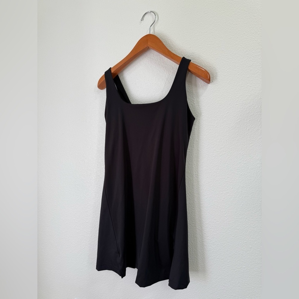 Old Navy Active Power Soft Black Tennis Built In Bra Mini Dress Size Medium - Picture 5 of 8